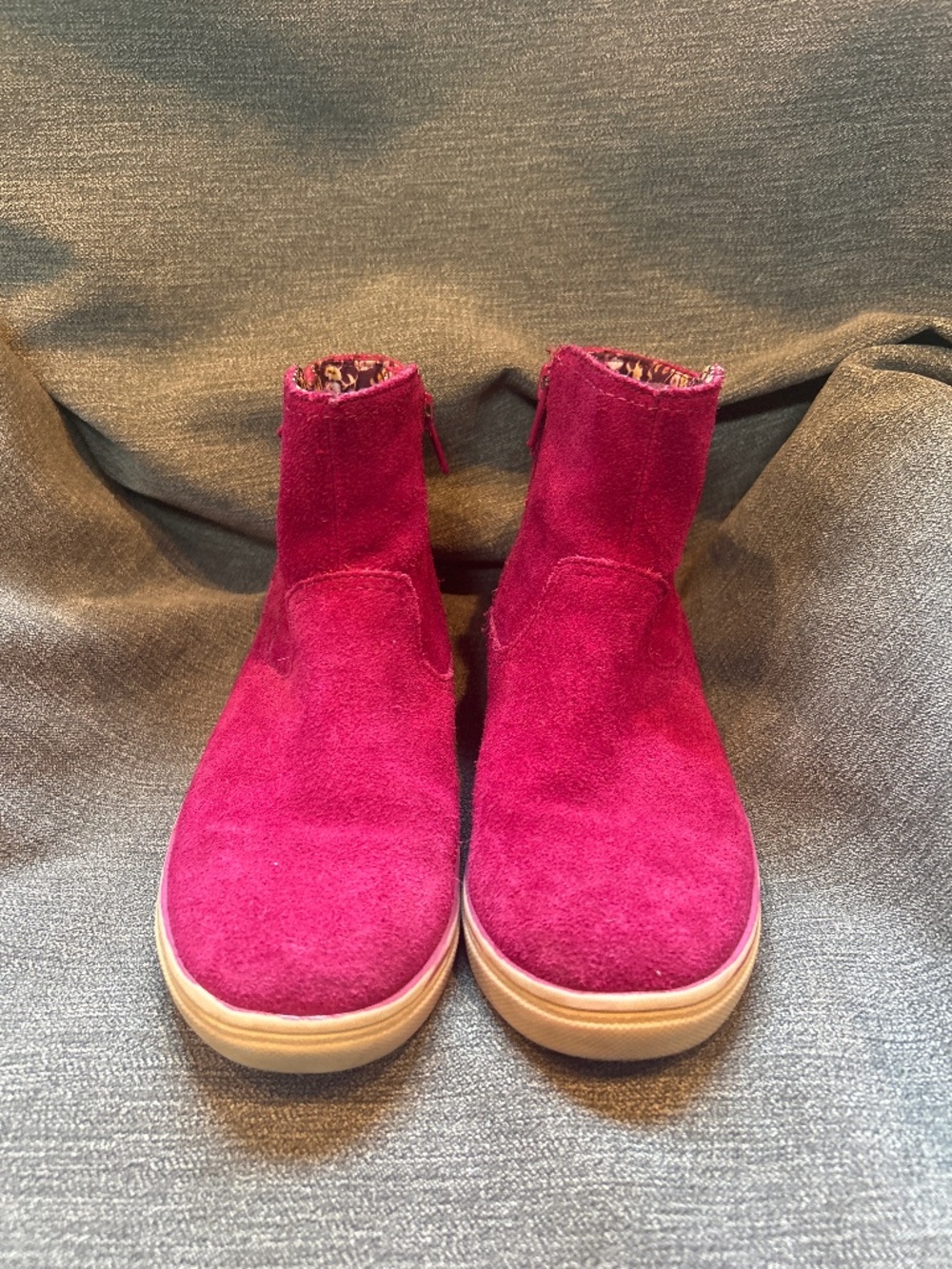 Lands End pink suede boots - Picture 1 of 3